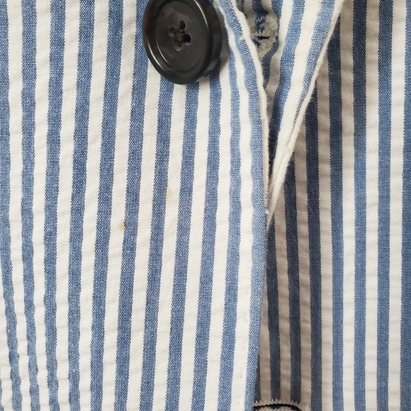 J Crew Ludlow Seersucker Blazer slim unstructured - Picture 10 of 12